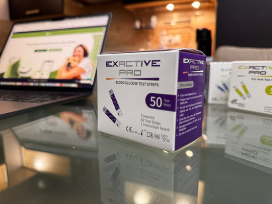 MicroTech Exactive Pro – vércukor mérő Tesztcsík 50db - GluX